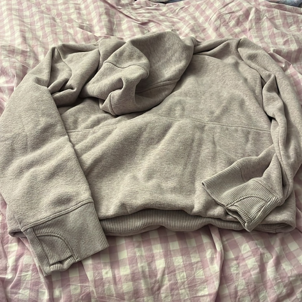 Athleta Girl Purple Heathered Hoodie - Picture 4 of 4